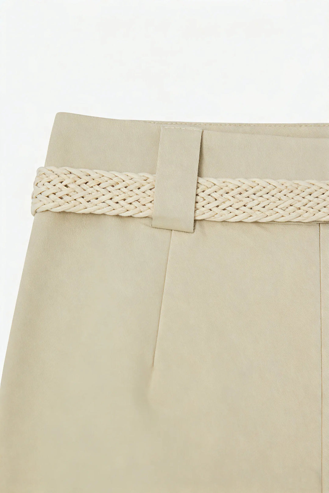 An image of a   12386 Pleated Cropped Trouser by  Mirra Masa