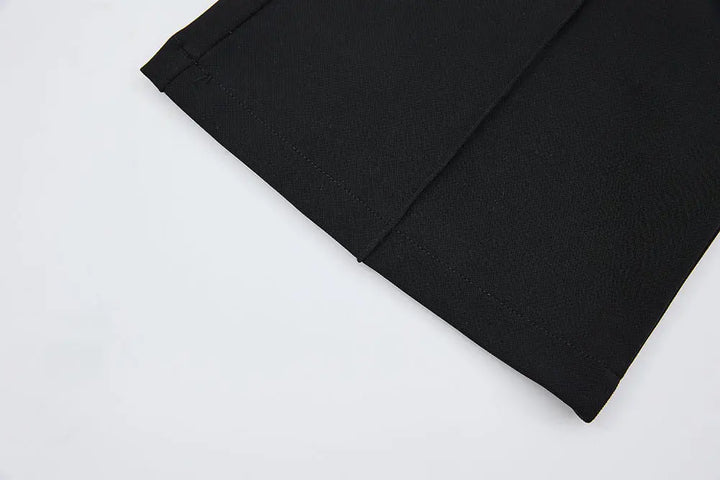 An image of a   12561 Center Seam Flare Pants by  Mirra Masa