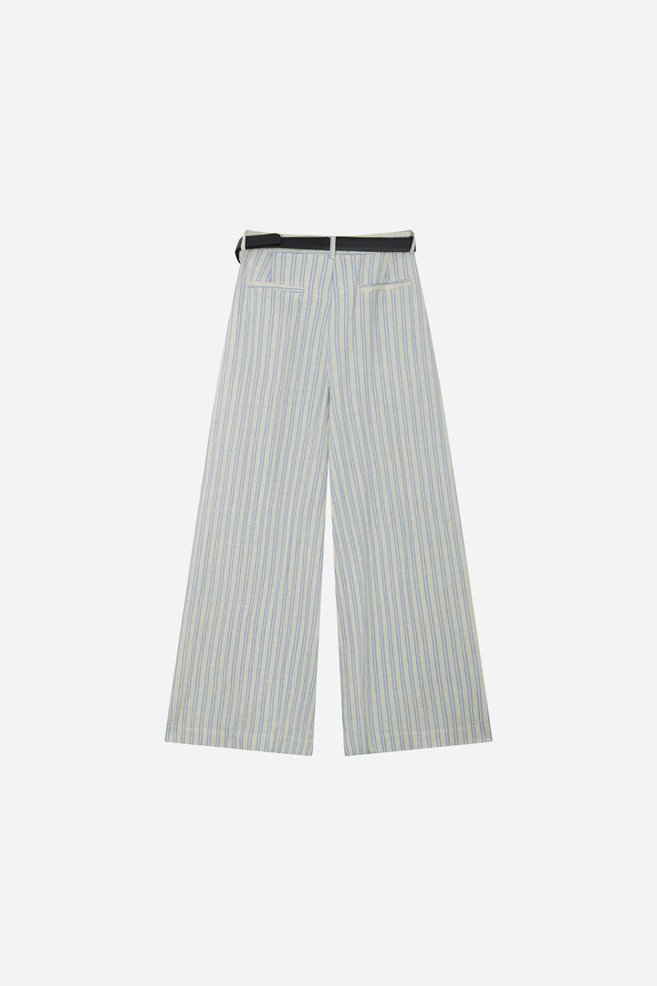 An image of a   12594 Striped Wide-Leg Pant by  Mirra Masa