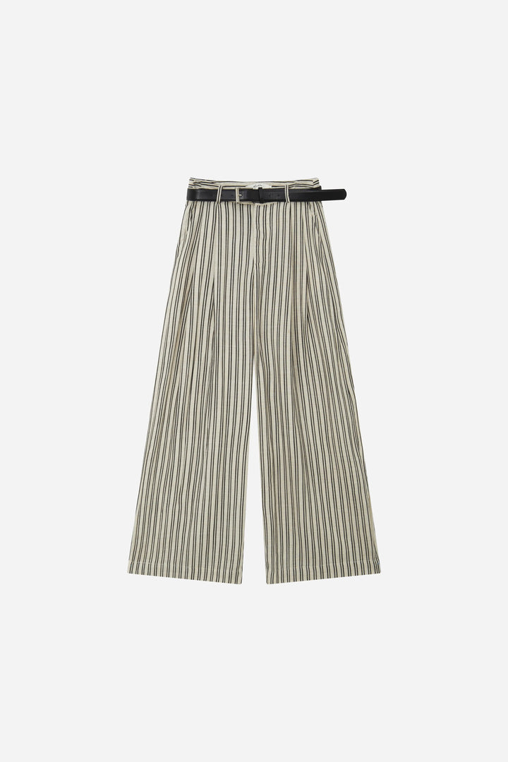 An image of a   12594 Striped Wide-Leg Pant by  Mirra Masa