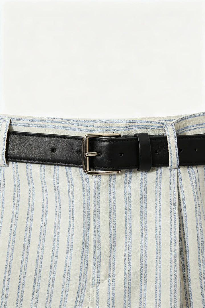An image of a   12594 Striped Wide-Leg Pant by  Mirra Masa