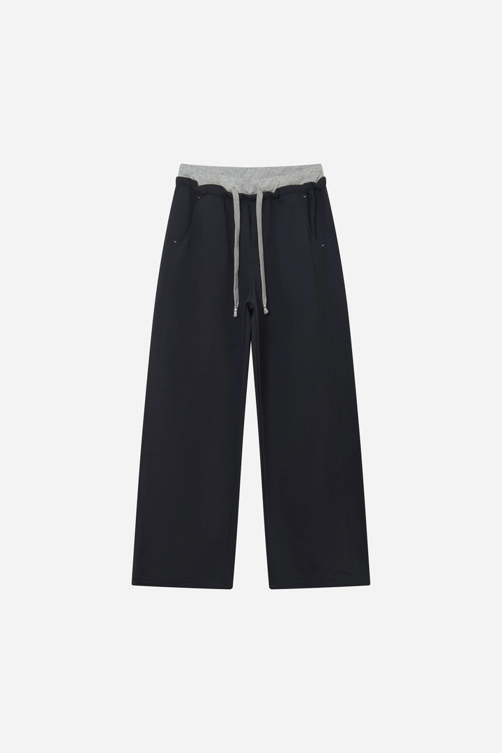 An image of a   12630 Colorblock Waist Spandex Joggers by  Mirra Masa