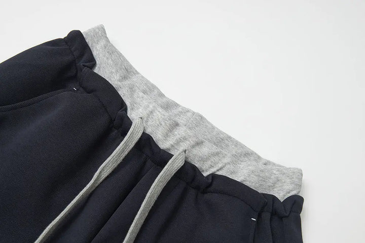 An image of a   12630 Colorblock Waist Spandex Joggers by  Mirra Masa