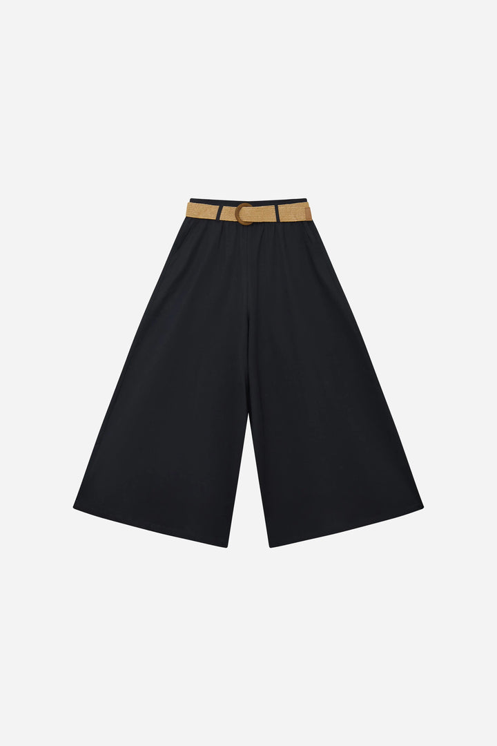 An image of a   12655 Belted Wide Leg Pants by  Mirra Masa