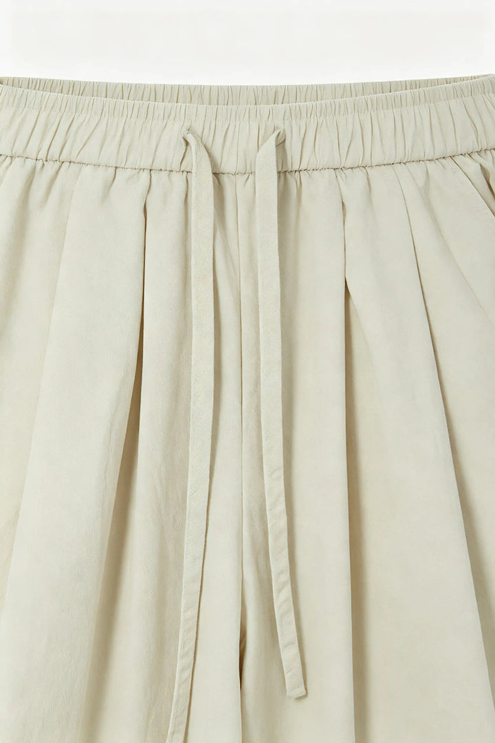 An image of a   12828OL Drawstring Wide-Leg Pant by  Mirra Masa