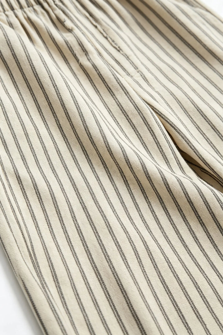An image of a   12848 Striped Drawstring Pant by  Mirra Masa