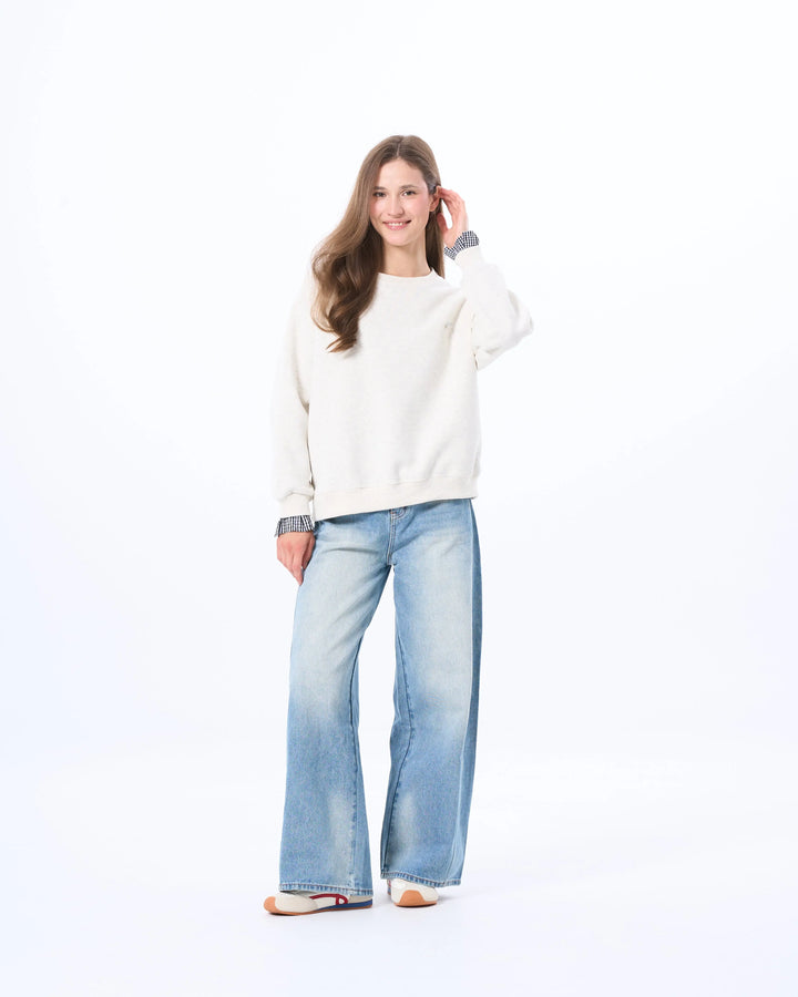 An image of a   1284D Crewneck Sweatshirt by  Mirra Masa