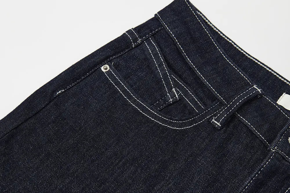An image of a   12906 Bow Pocket Flare Jeans by  Mirra Masa