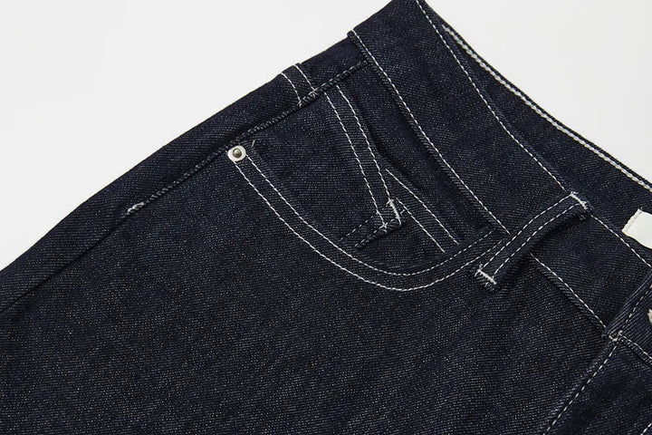 An image of a   12906 Bow Pocket Flare Jeans by  Mirra Masa