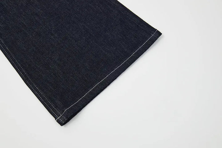 An image of a   12906 Bow Pocket Flare Jeans by  Mirra Masa