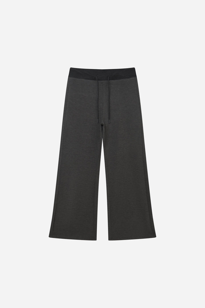 An image of a   12966 Wide Leg Drawstring Lounge Pants by  Mirra Masa