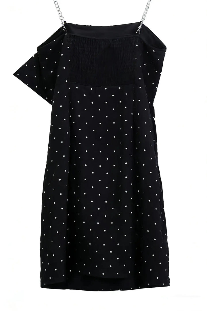 An image of a   13033 Soft Touch Sparkle Mini Dress by  Mirra Masa