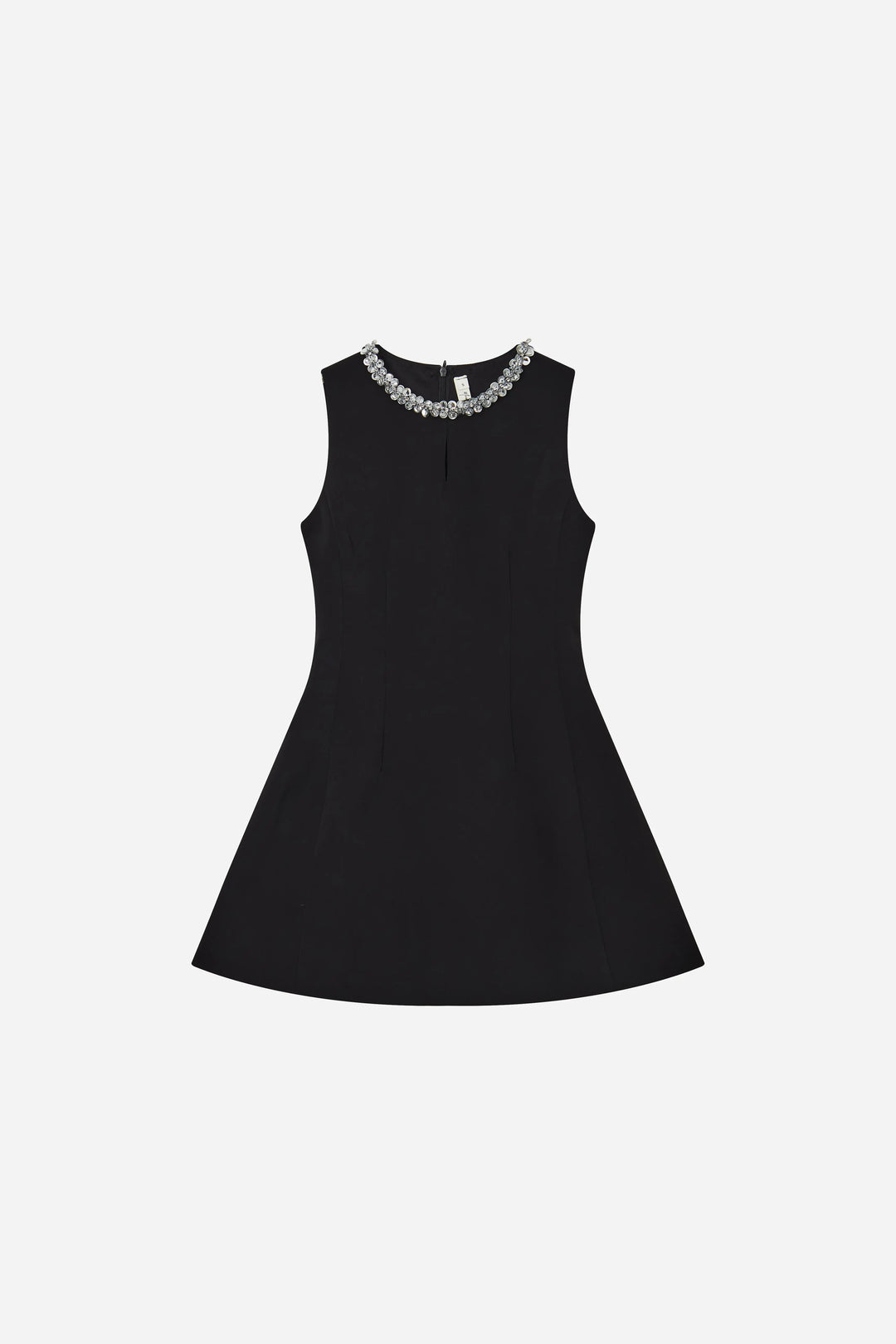 An image of a   13436 Embellished Neckline A-Line Dress by  Mirra Masa