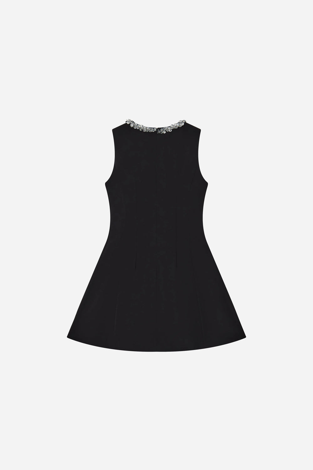 An image of a   13436 Embellished Neckline A-Line Dress by  Mirra Masa