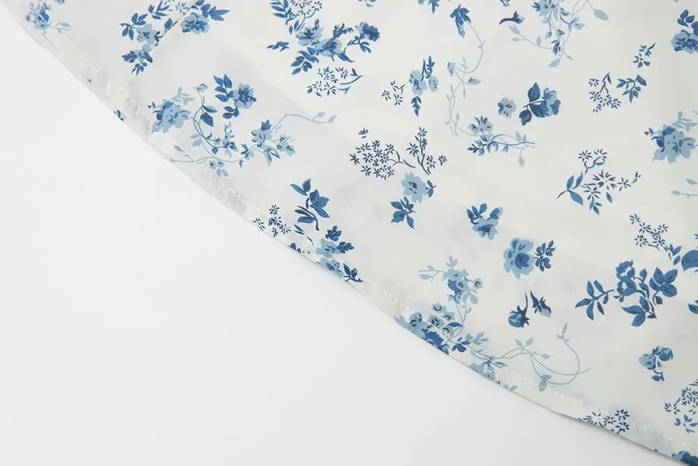 An image of a   13737 Floral Tie-Strap Mini Dress by  Mirra Masa