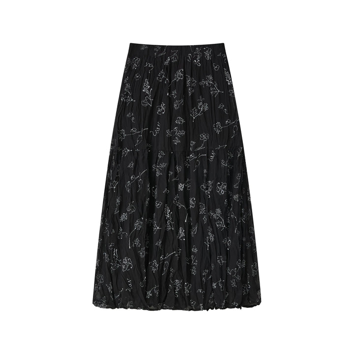 An image of a   1395C Midi Skirt by  Mirra Masa