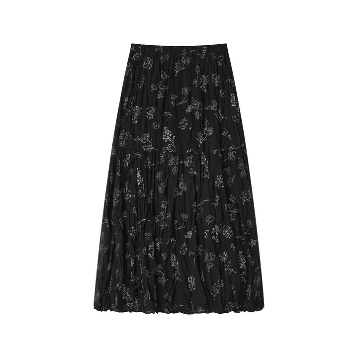 An image of a   1395C Midi Skirt by  Mirra Masa