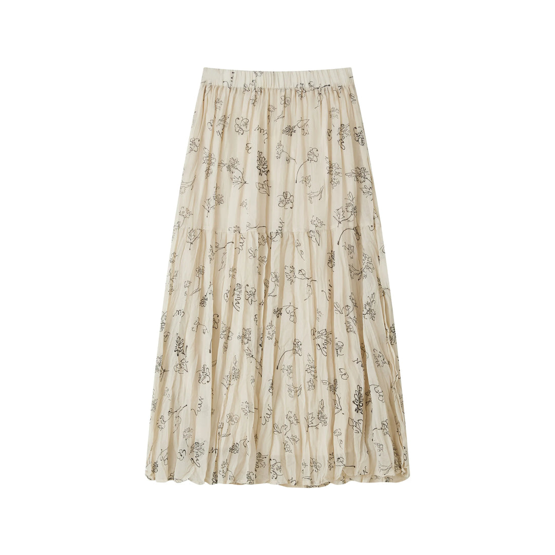 An image of a   1395C Midi Skirt by  Mirra Masa