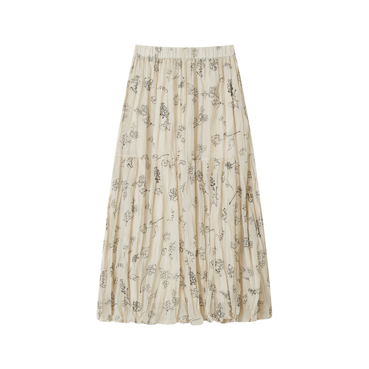 An image of a   1395C Midi Skirt by  Mirra Masa