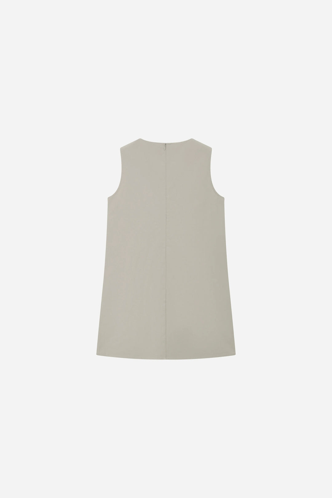 An image of a   13991 Sleeveless Pocket Shift Dress by  Mirra Masa