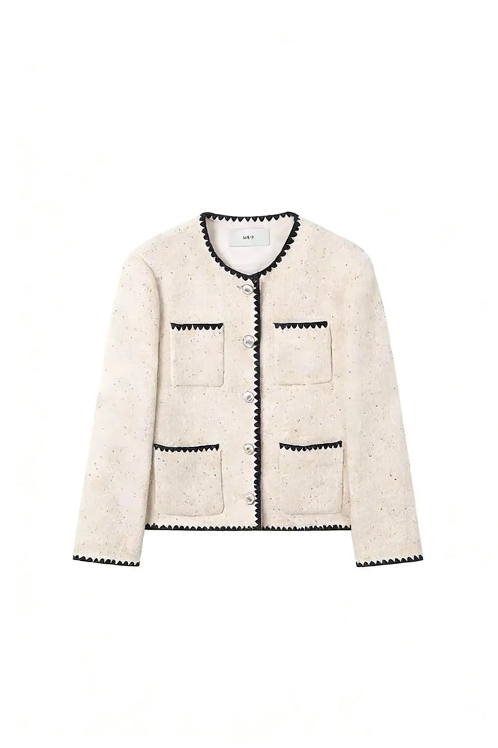 An image of a   14339 Parisian Confetti Tweed Jacket by  Mirra Masa