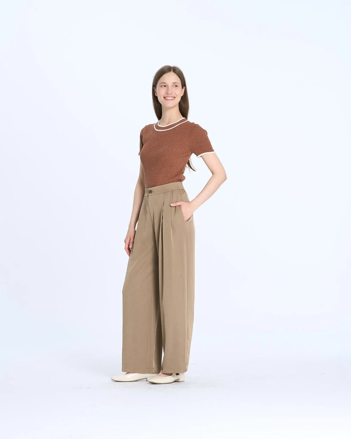 An image of a  Khaki / 30 15596 Pants by  Mirra Masa