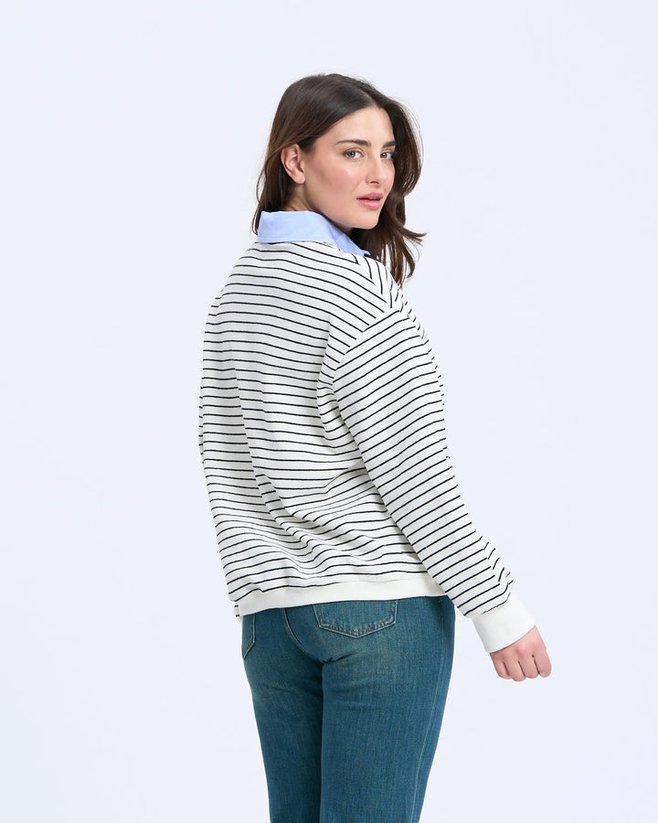 An image of a   1724Q Layered Throw On Polo by  Mirra Masa