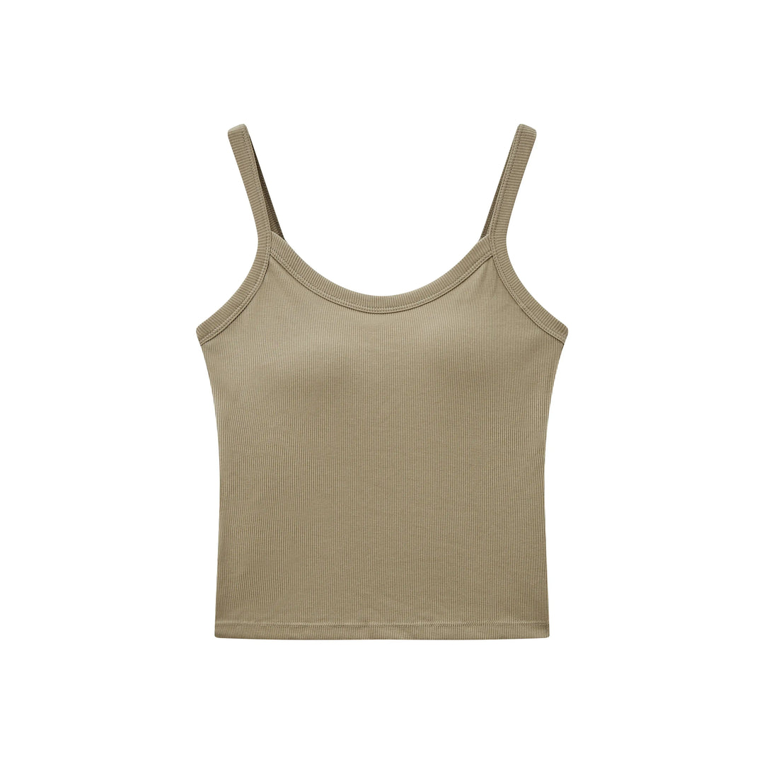 An image of a  Khaki / One-Size 1805C Cami Top by  Mirra Masa