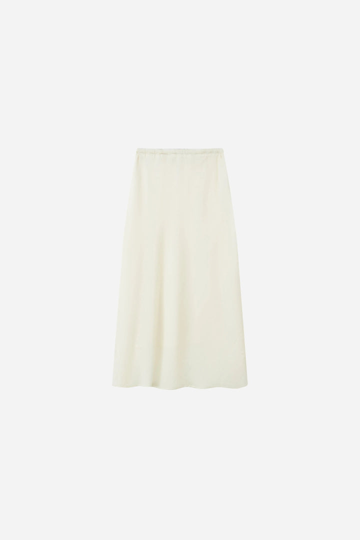 An image of a   20354OL Flowy Tencel Midi Skirt by  Mirra Masa