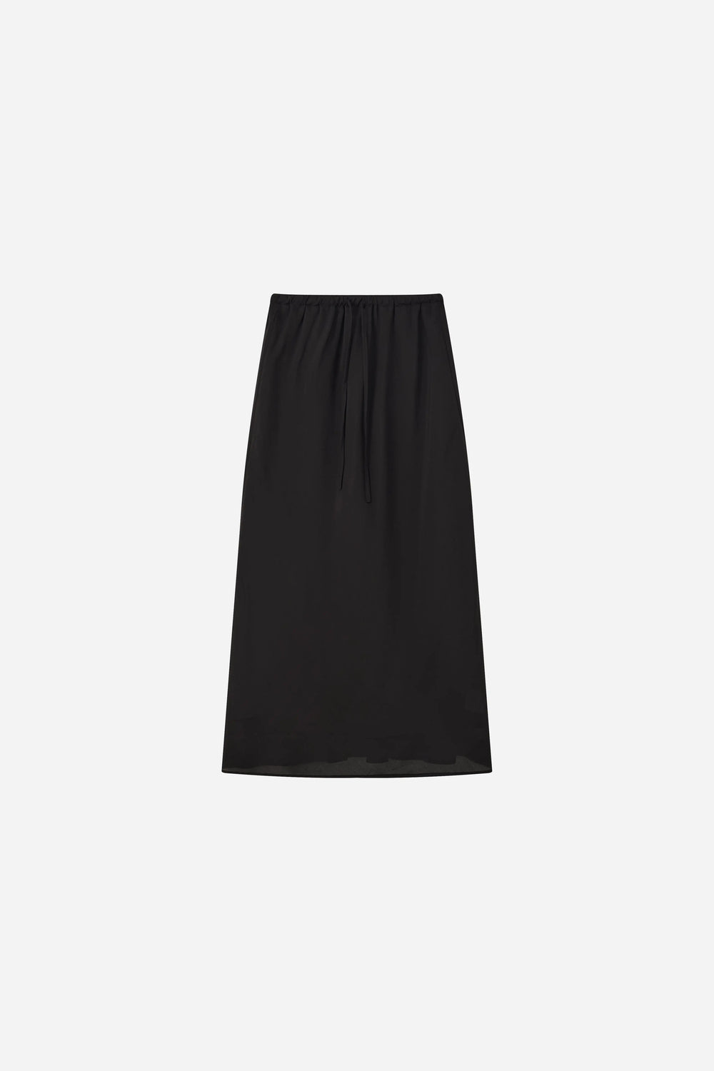 An image of a   20354OL Flowy Tencel Midi Skirt by  Mirra Masa
