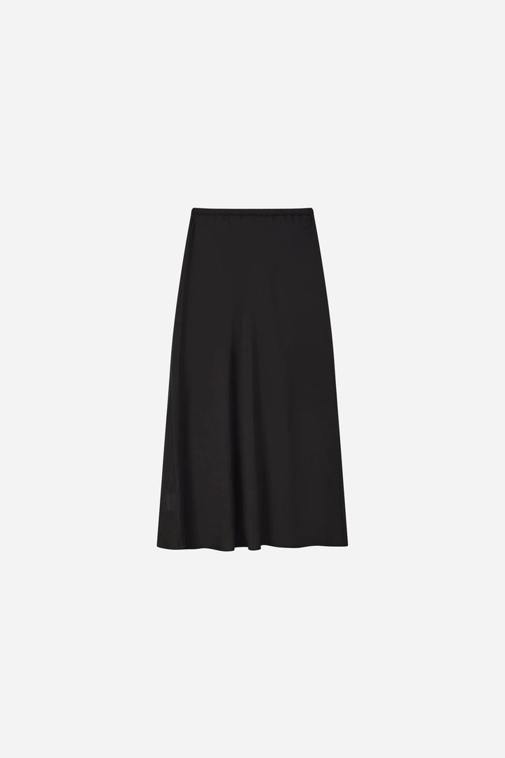 An image of a   20354OL Flowy Tencel Midi Skirt by  Mirra Masa