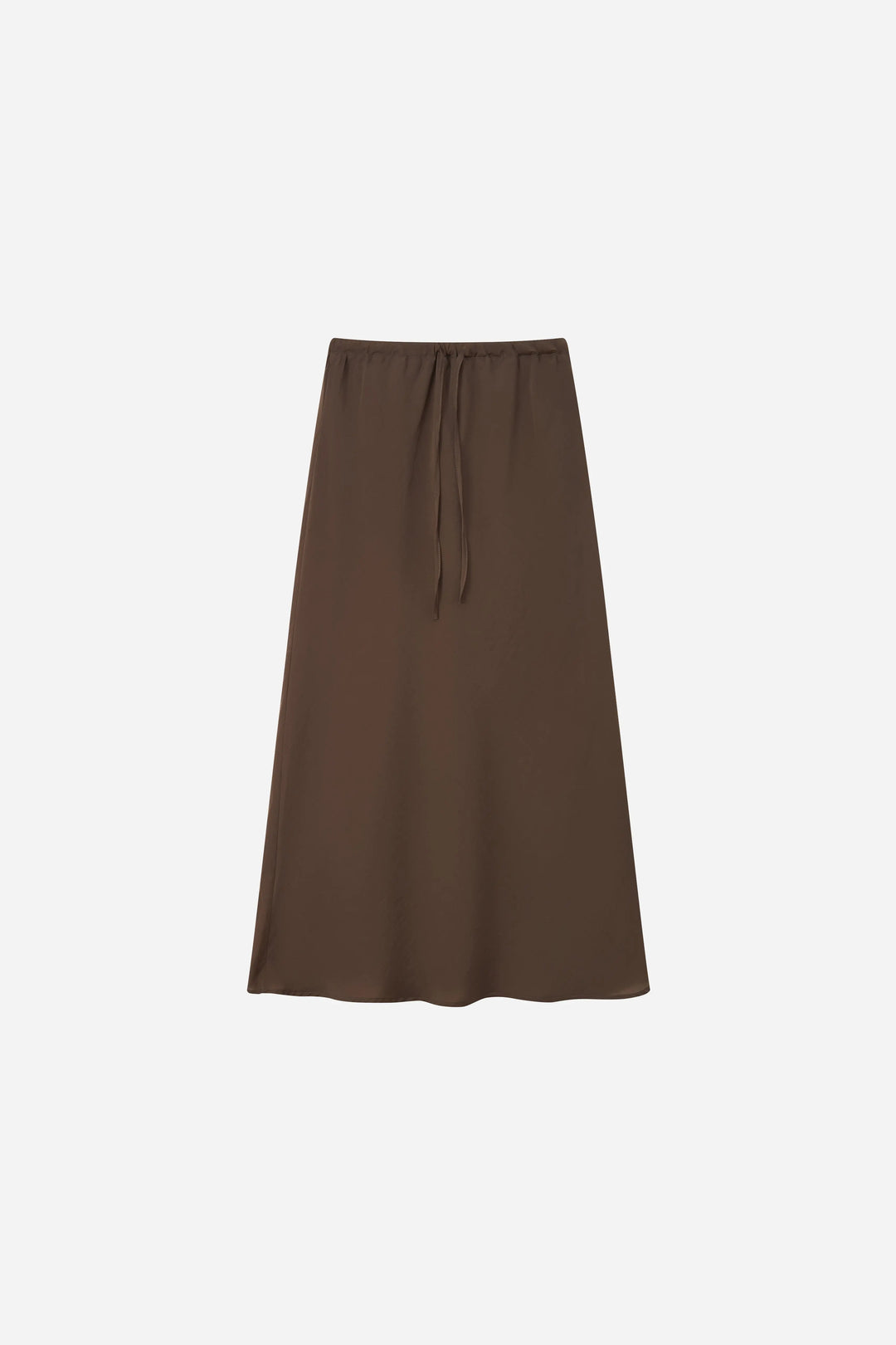 An image of a   20354OL Flowy Tencel Midi Skirt by  Mirra Masa
