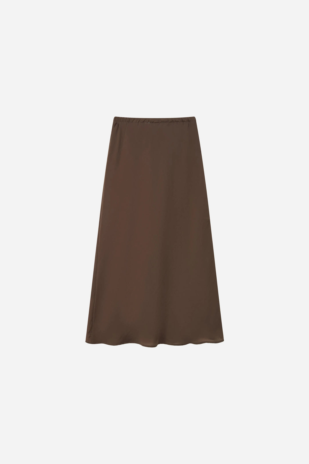 An image of a   20354OL Flowy Tencel Midi Skirt by  Mirra Masa