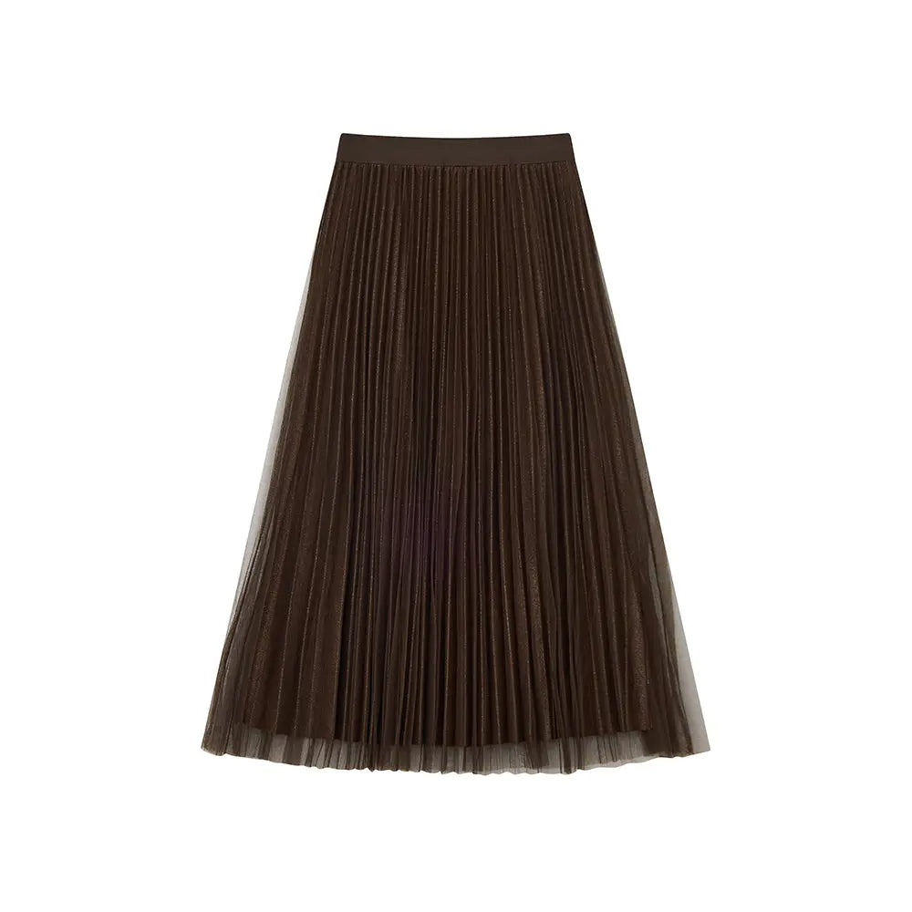An image of a   205519 Reversible Pleated Skirt by  Mirra Masa