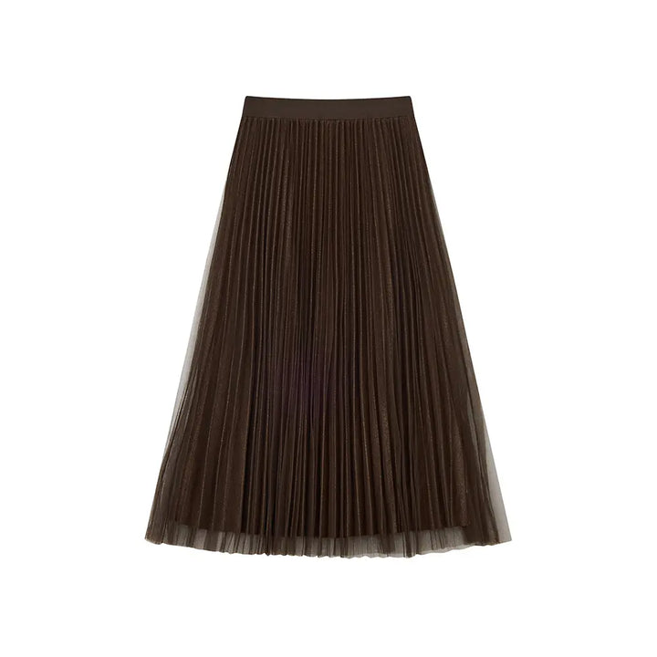 An image of a   205519 Reversible Pleated Skirt by  Mirra Masa