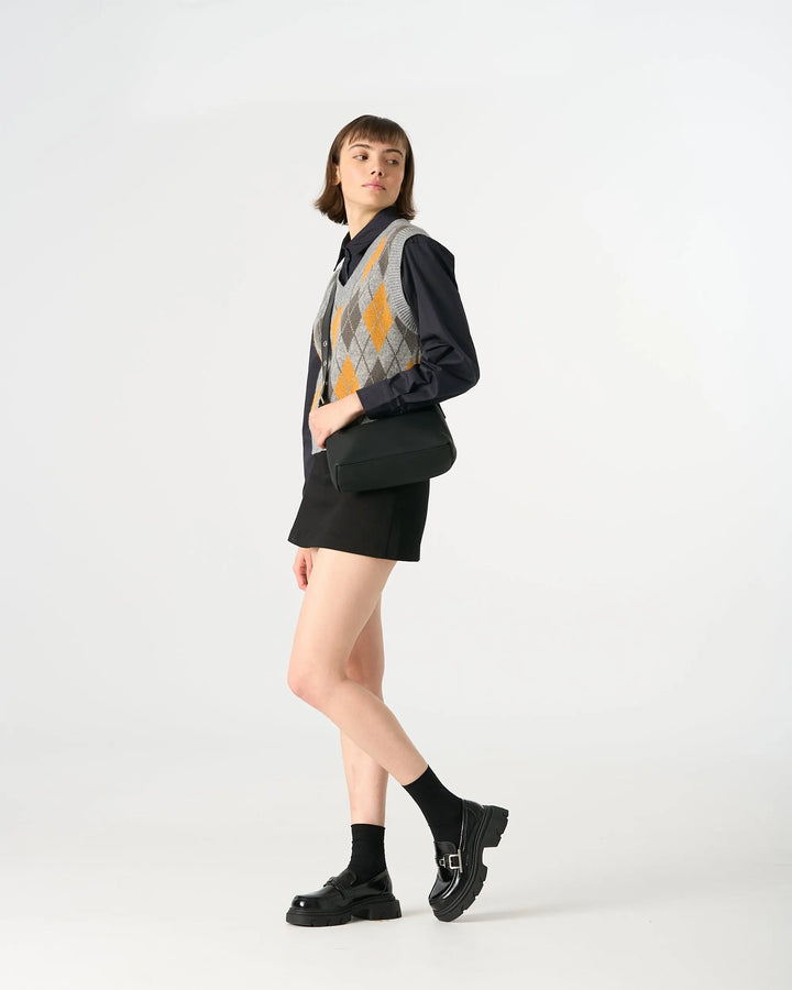 An image of a   20621 A-Line Mini Skirt by  Mirra Masa