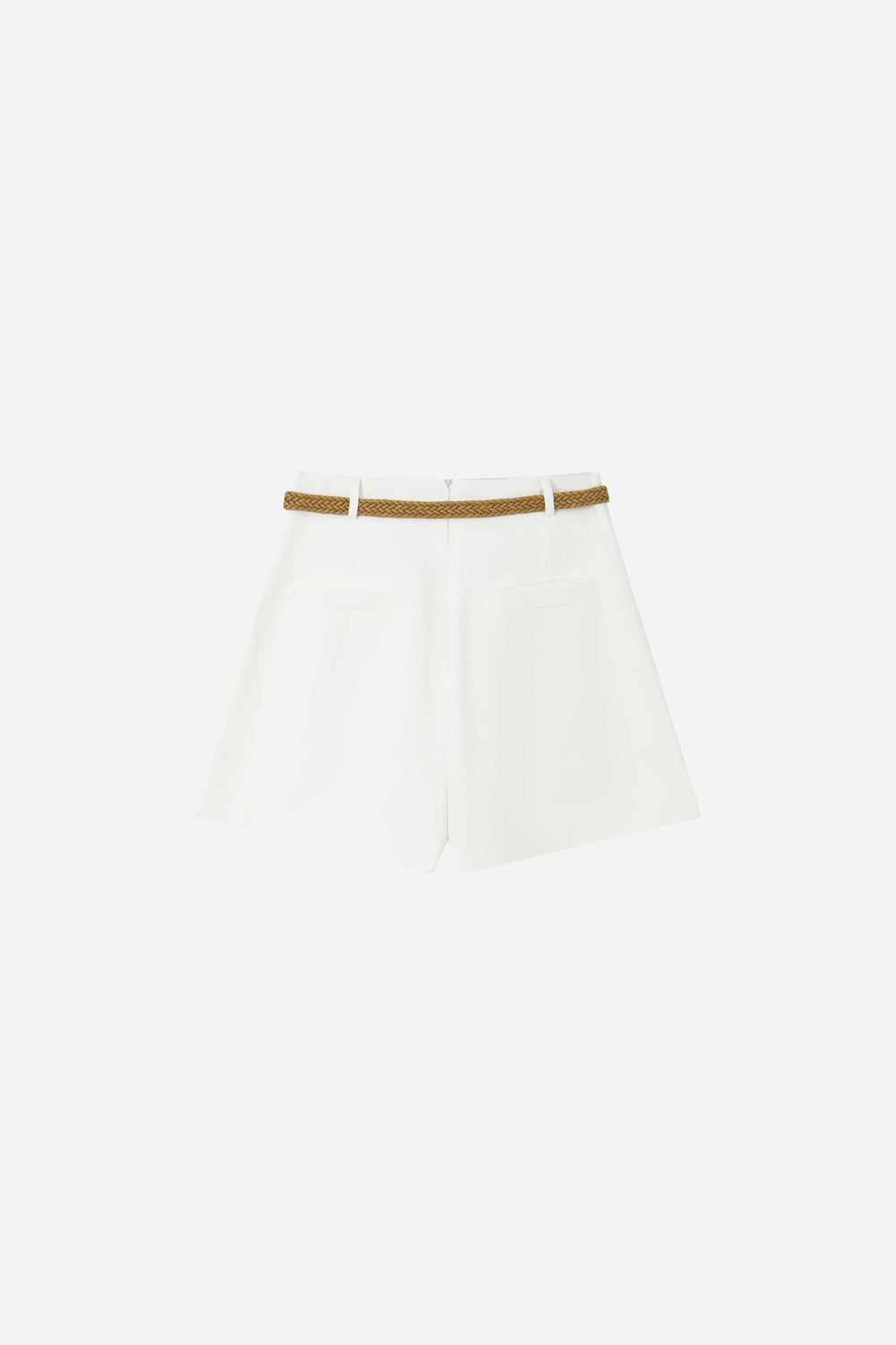 An image of a   20955 High-Rise Belted Shorts by  Mirra Masa