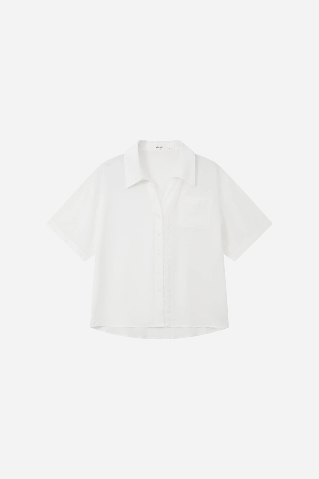 An image of a   21125 Laced Collared Shirt by  Mirra Masa