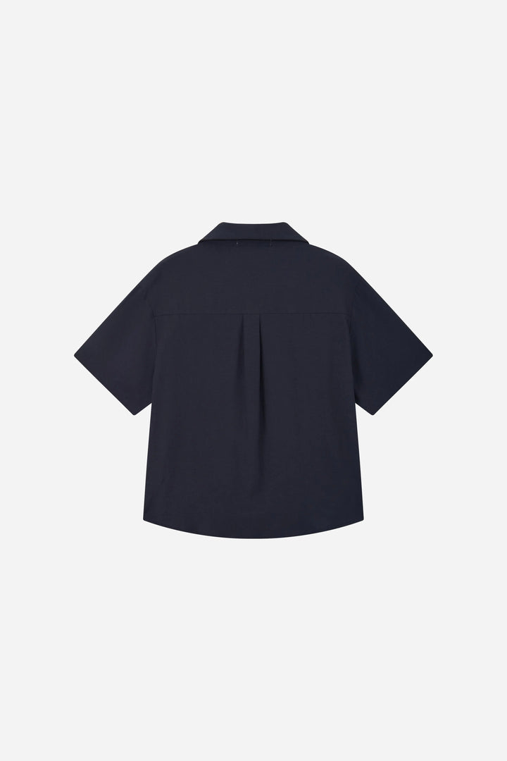 An image of a   21125 Laced Collared Shirt by  Mirra Masa