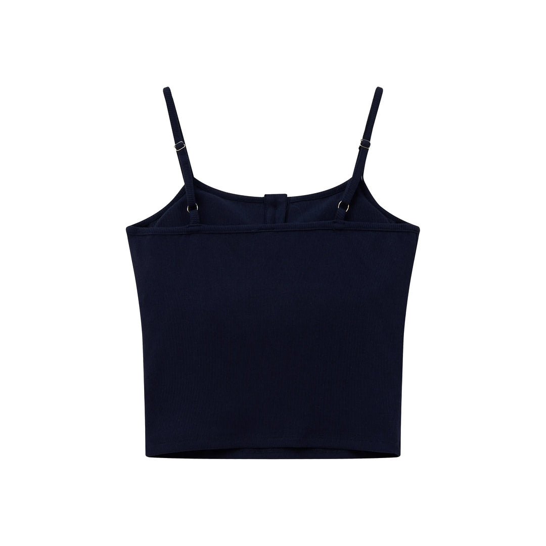 An image of a   21134 Padded Slip Top with Buttons by  Mirra Masa