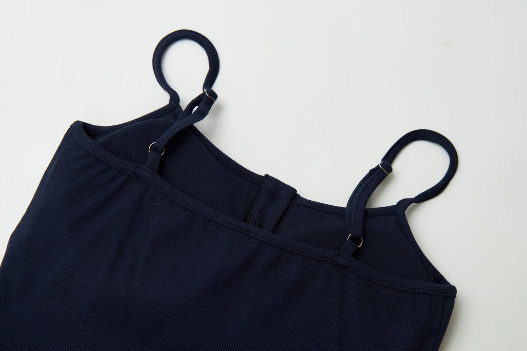 An image of a   21134 Padded Slip Top with Buttons by  Mirra Masa