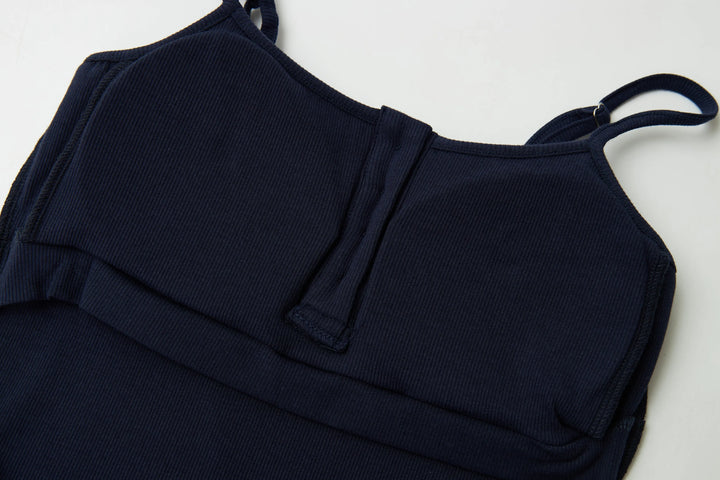 An image of a   21134 Padded Slip Top with Buttons by  Mirra Masa