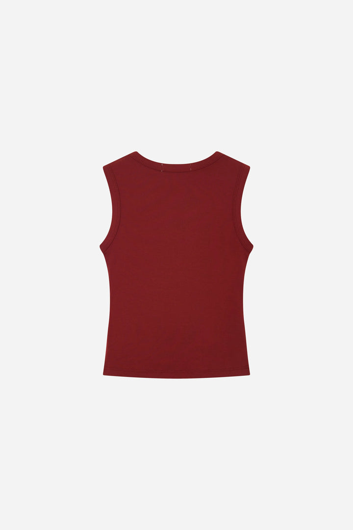 An image of a   21211 Padded Scoop Neck Tank by  Mirra Masa