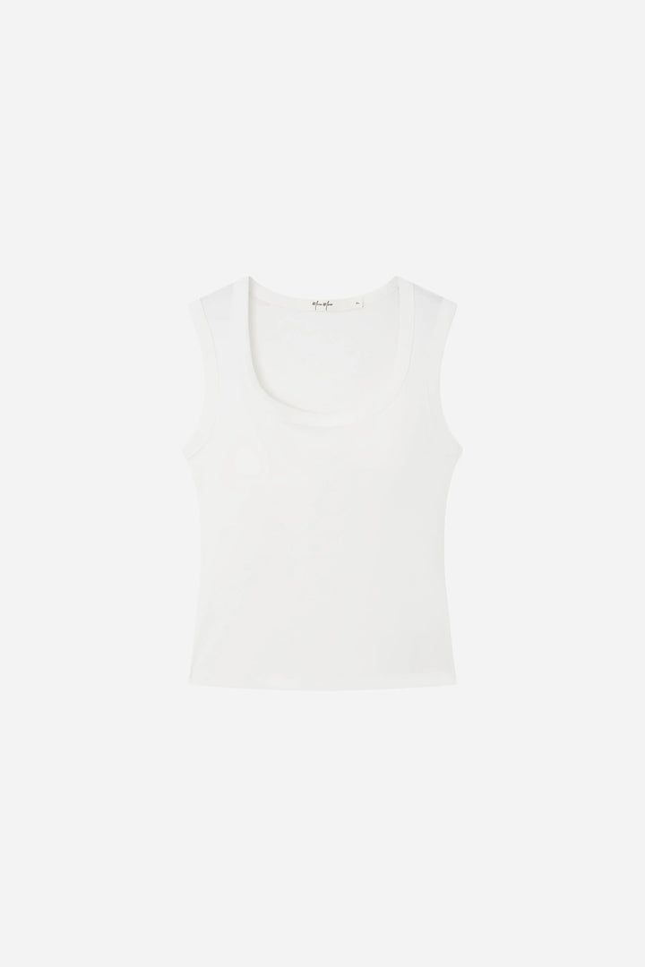 An image of a   21211 Padded Scoop Neck Tank by  Mirra Masa