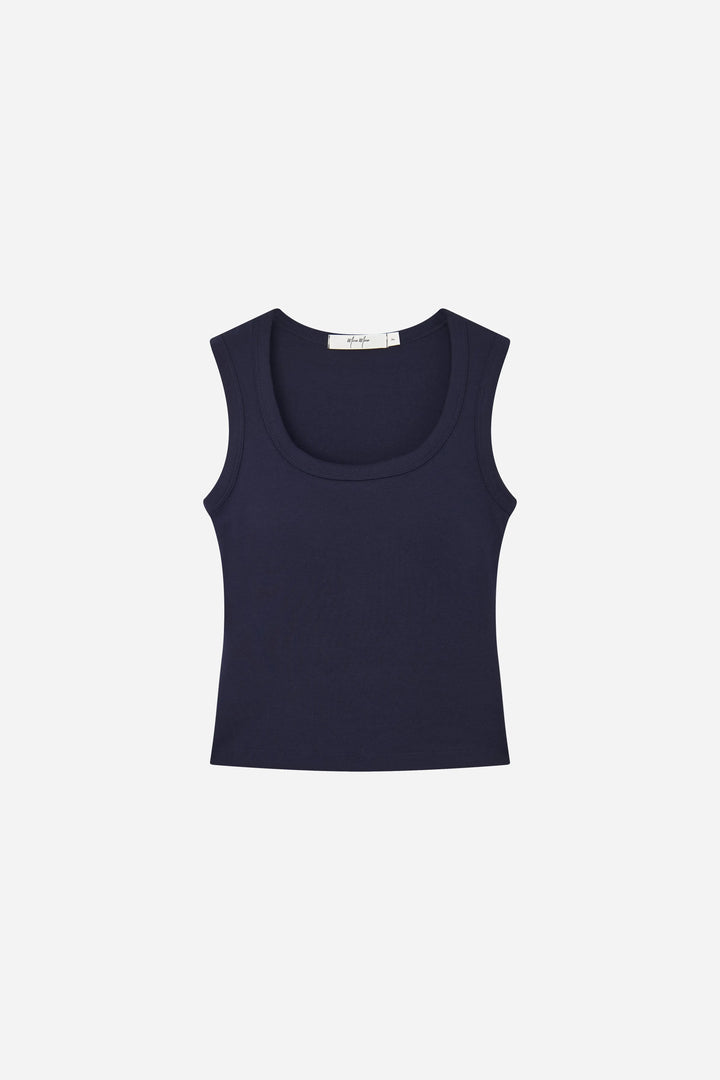 An image of a   21211 Padded Scoop Neck Tank by  Mirra Masa