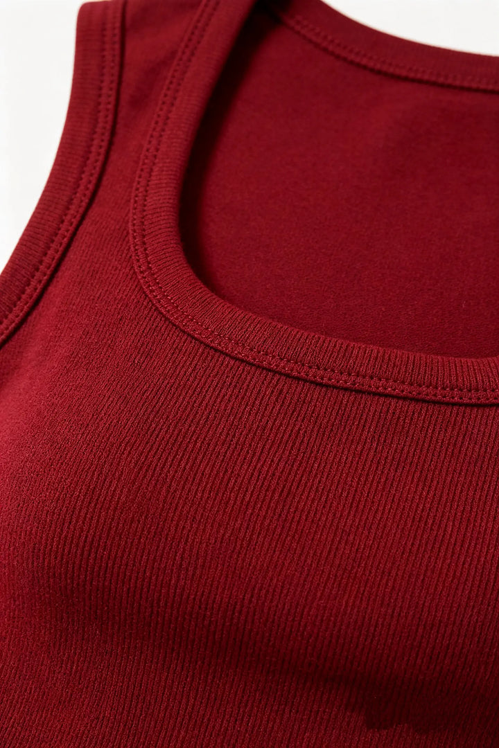 An image of a   21211 Padded Scoop Neck Tank by  Mirra Masa