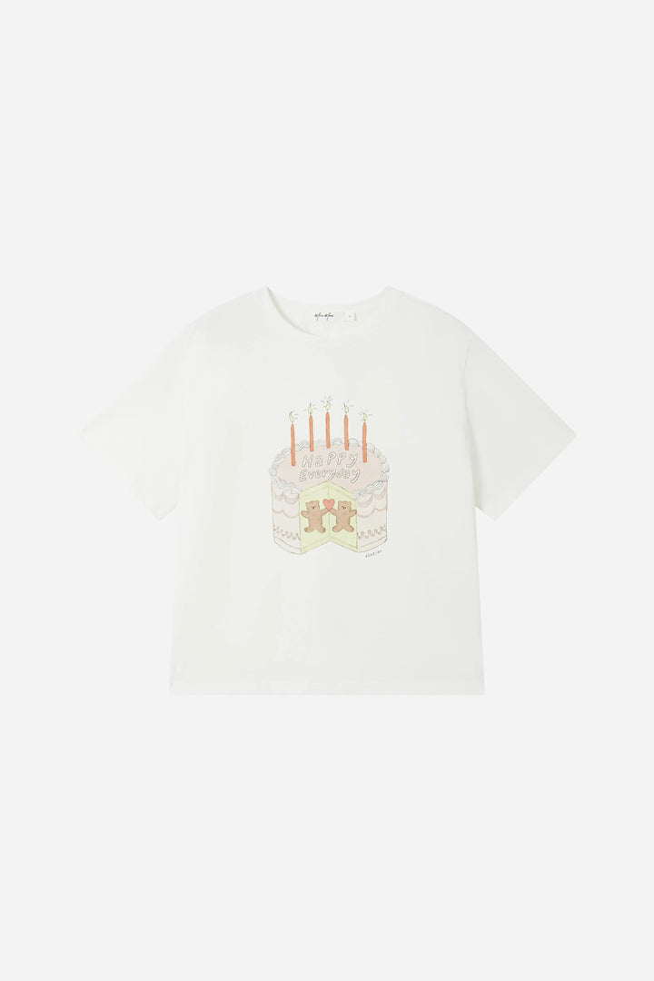 An image of a   21375 Relaxed Graphic Tee by  Mirra Masa