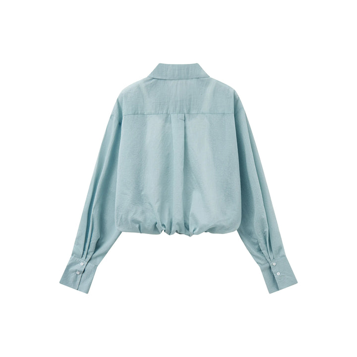 An image of a   21485 Cropped and Layered Shirt by  Mirra Masa