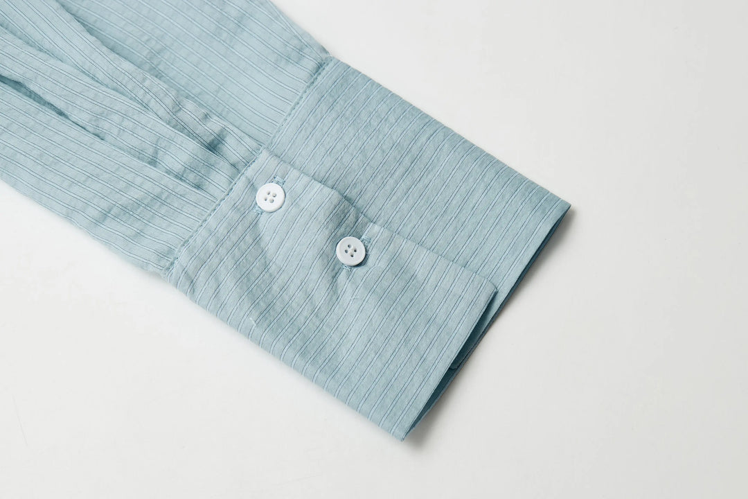 An image of a   21485 Cropped and Layered Shirt by  Mirra Masa
