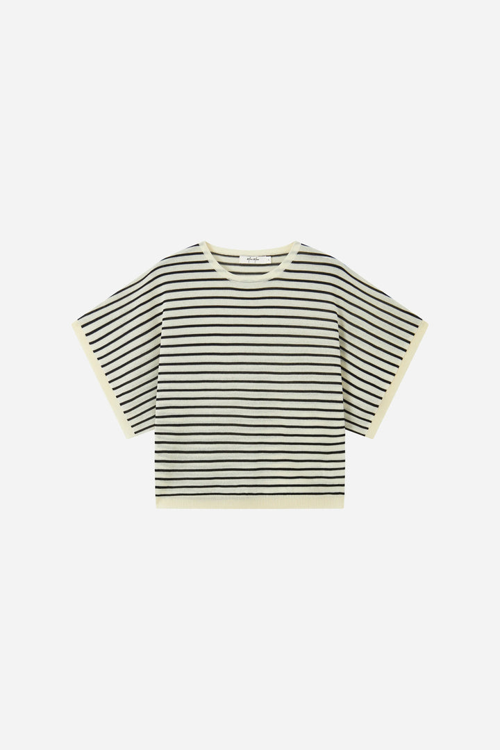 An image of a   21590 Dolman Short Sleeve Knit by  Mirra Masa